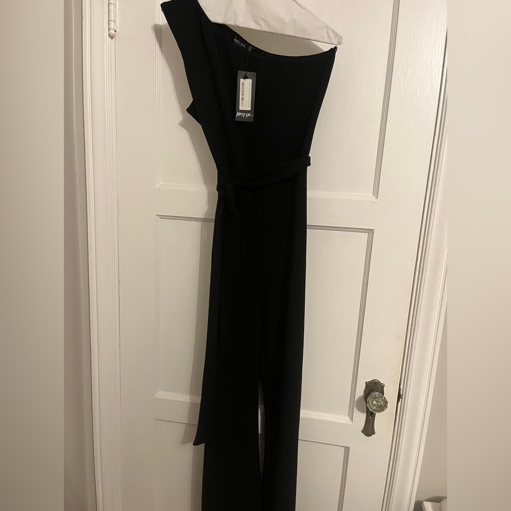 NASTYGAL Black Jumpsuit - One Shoulder